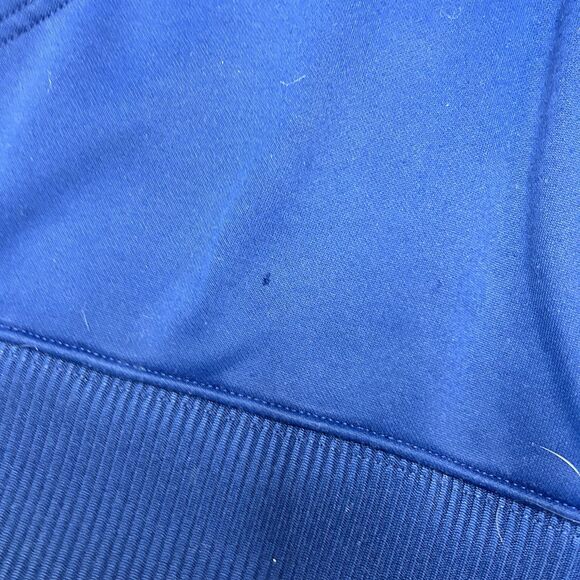 Michigan Wolverines Hoodie Men XL Navy Adidas Climawarm NCAA Pullover Sweatshirt - Picture 5 of 8